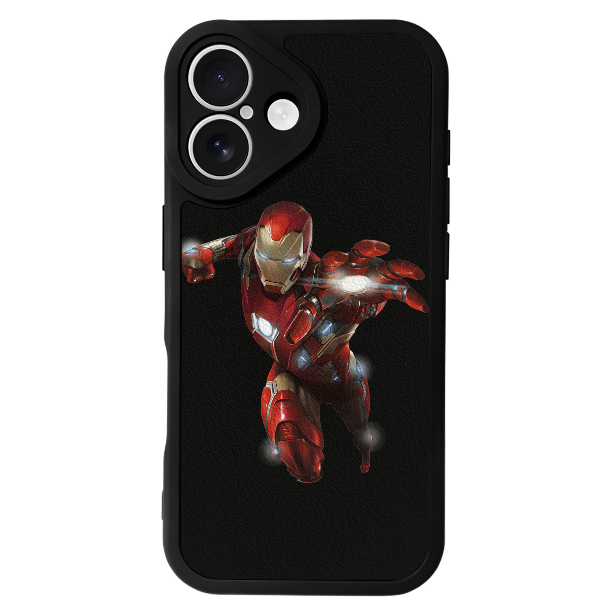 （画像用） アベンジャーズ The Avengers 【iPhone 16シリーズ対応】シリコンスマホケース（レザー調） 材質：シリコン